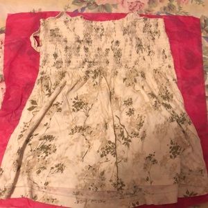 Abercrombie flowery tank top